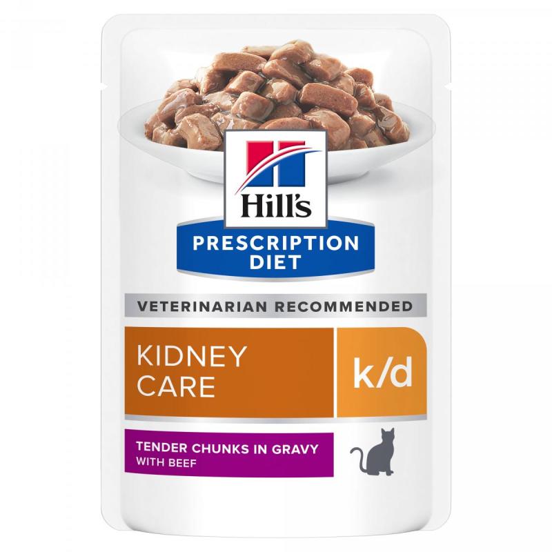 Hill's PD Feline K/D kapsa Beef 12x85g