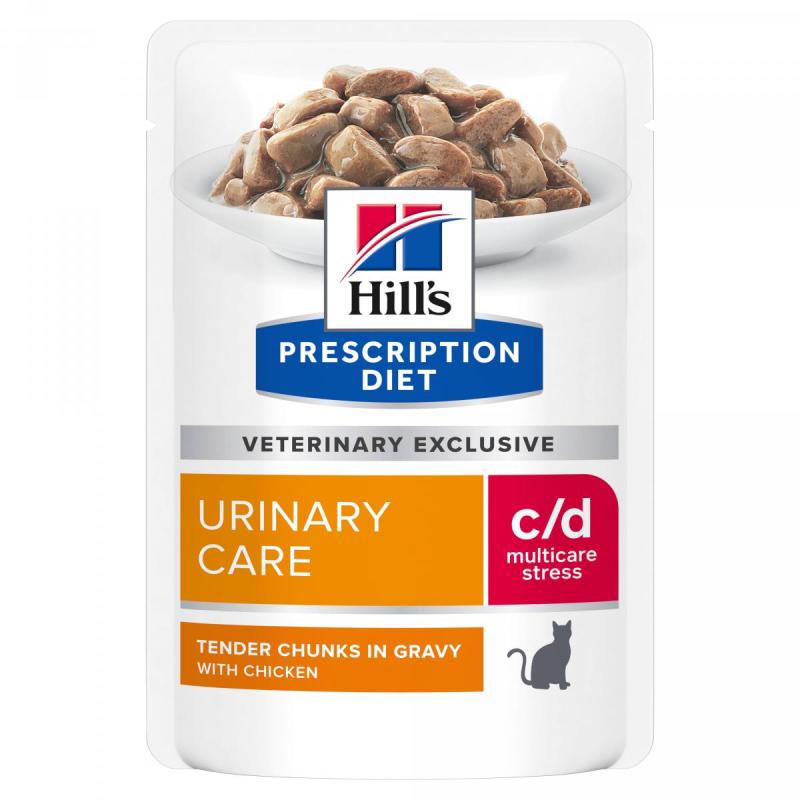 Hill's PD Feline C/D kapsa Chicken Urinary Stress 12x85g