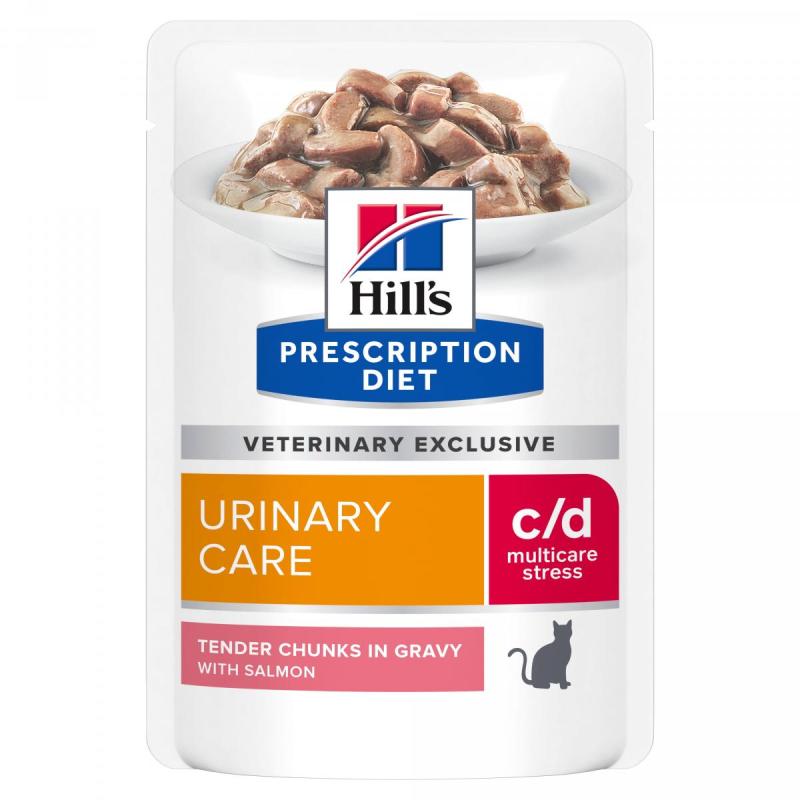 Hill's PD Feline C/D kapsa Salmon Urinary Stress 12x85g