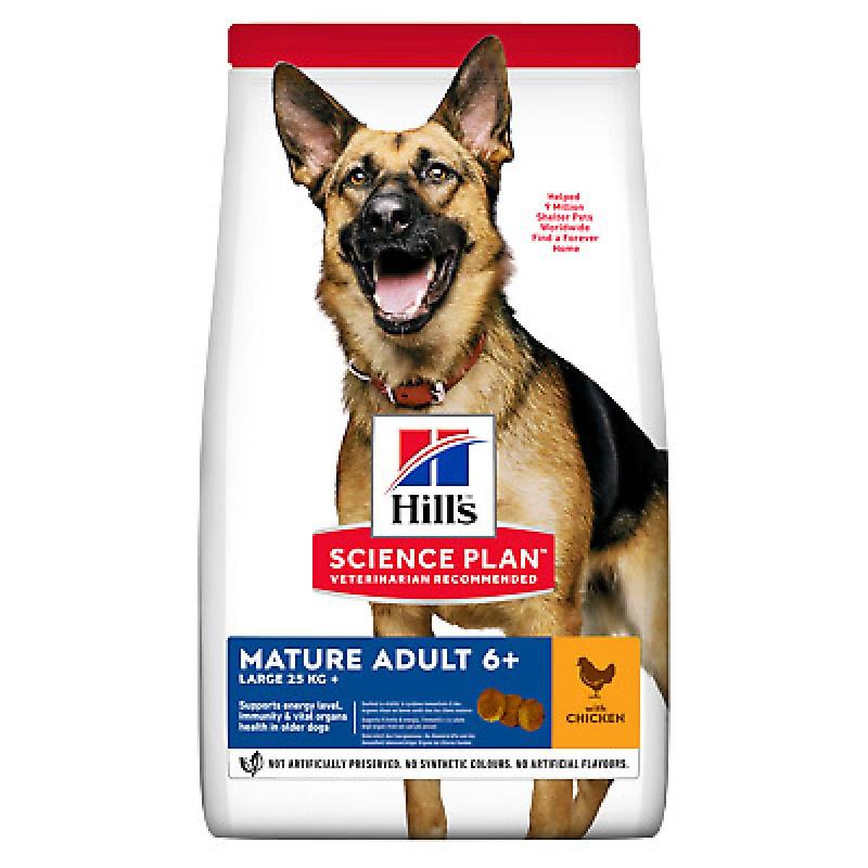 !!!Hill's SP Canine Mature 6+ Large Breed chicken 18kg New 604314