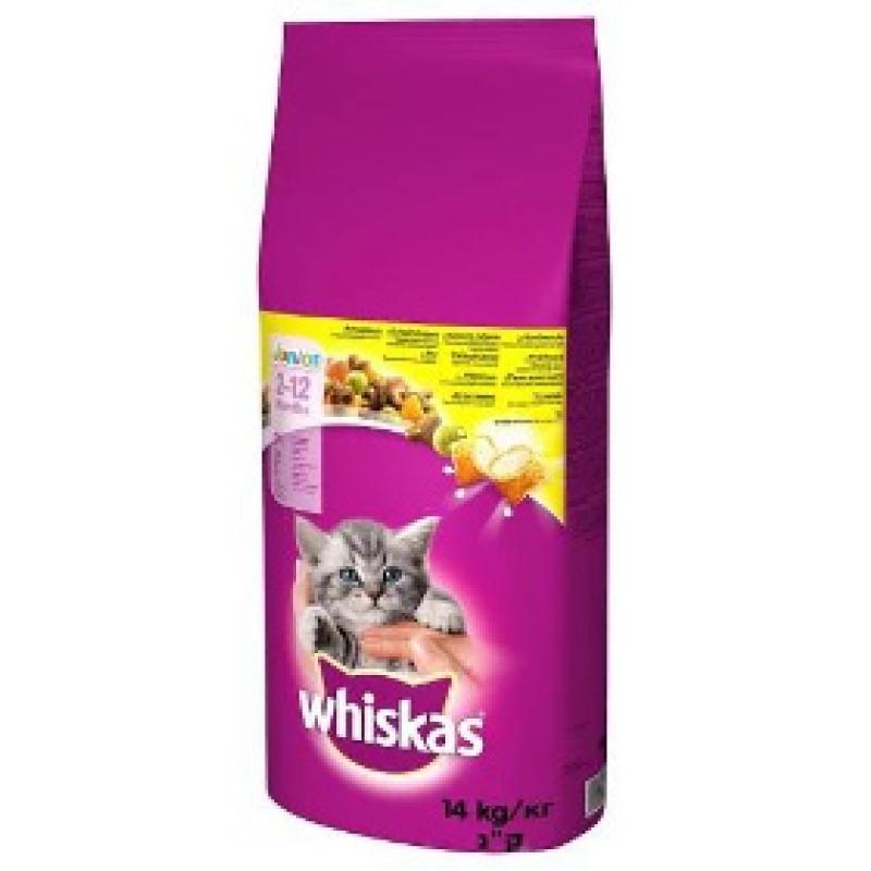 WHISKAS gr. Junior s kuřecím 14kg