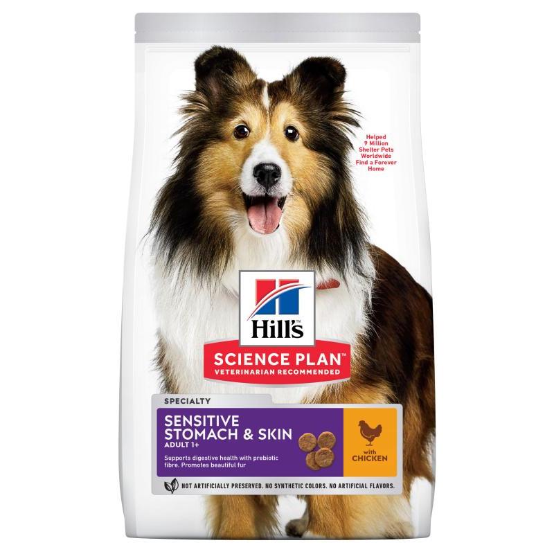 Hill's SP Canine Adult Sensitive Stomach+Skin 14 kg New 604385