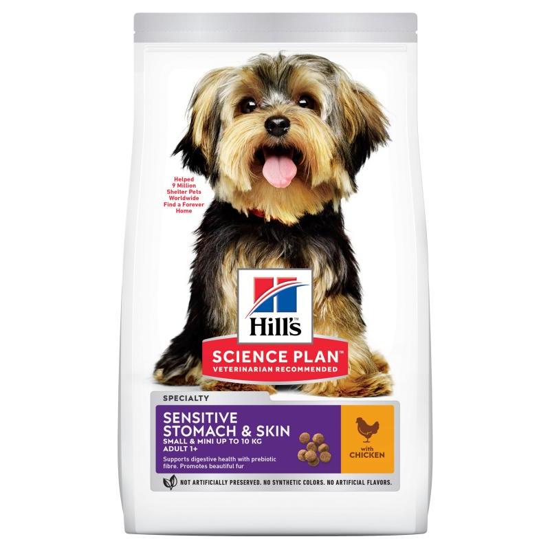 Hill's SP Canine Adult Sensitive Stomach+Skin Small+Mini 1,5kg new 604247