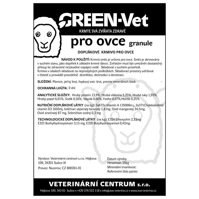 GREEN-Vet pro ovce syp.