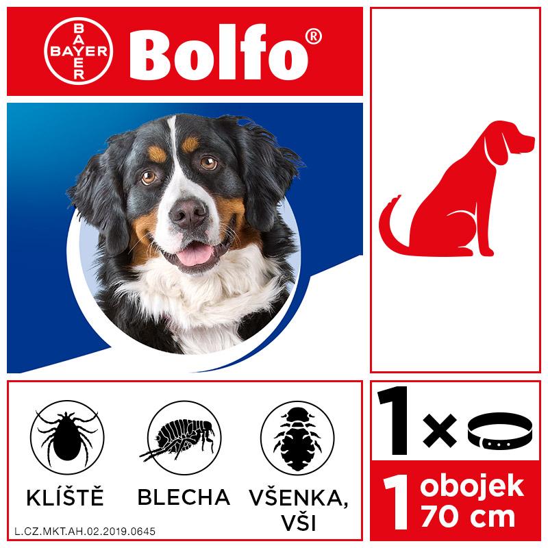 Bolfo antipar.obojek 70cm pro velké psy