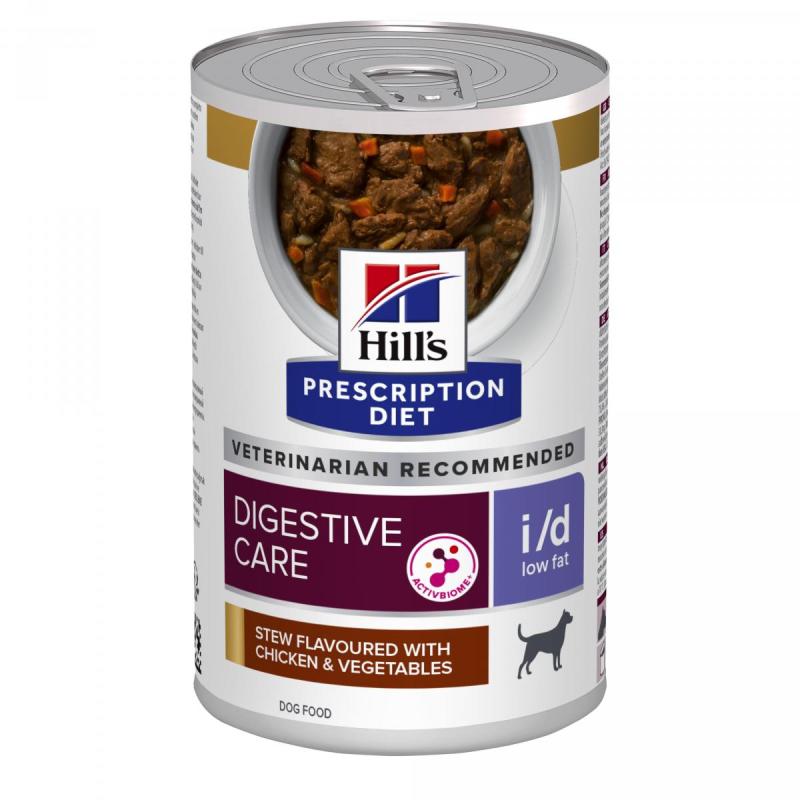 Hill's PD Canine i/d Stew Low Fat kuře & zelenina - konz.354G