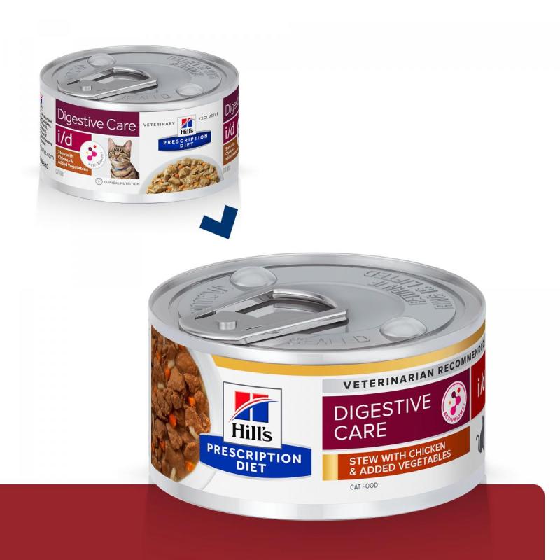 Hill's PD Feline I/D Stew konz.Chicken,rice+Vegetable 82g