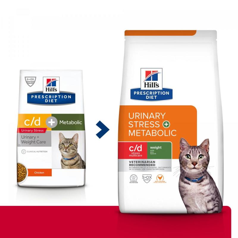 Hill's PD Feline c/d Urinary Stress+Metabolic 3kg