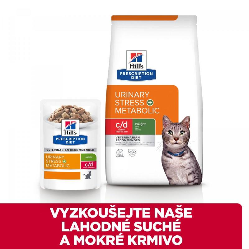 Hill's PD Feline c/d Urinary Stress+Metabolic 3kg