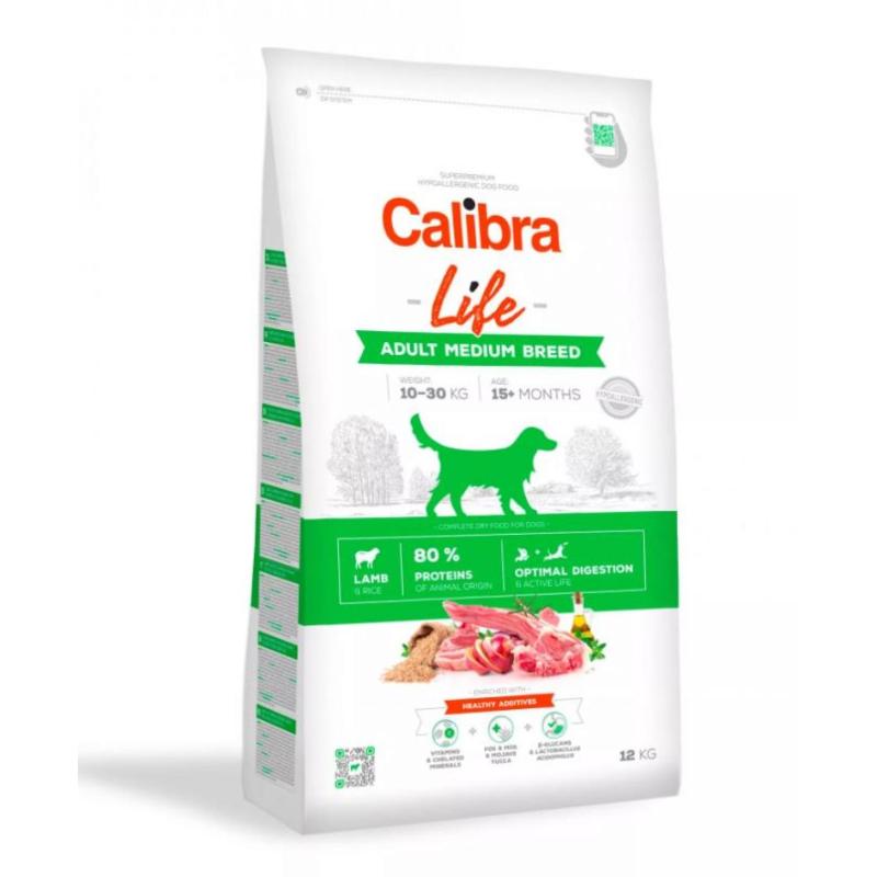 Calibra Dog Life Adult Medium Breed Lamb 2,5kg