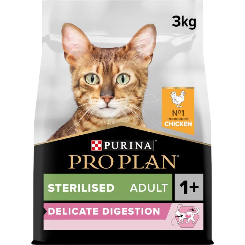 Pro Plan cat Sterilised kuře 3Kg